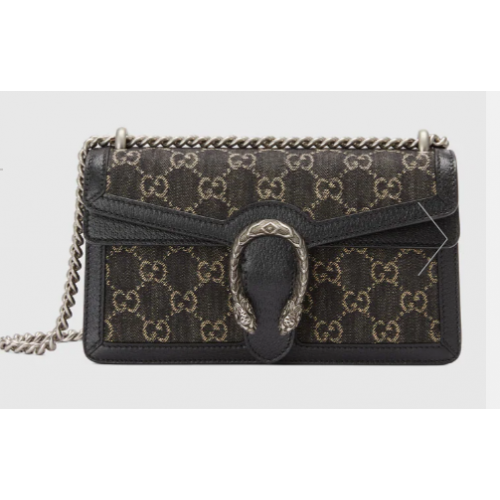 Geantă de umăr Gucci Dionysus mică GG 499623 Neagră