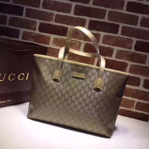 Geantă Gucci GG Imprime Tote Bag 211137 șampanie aurie