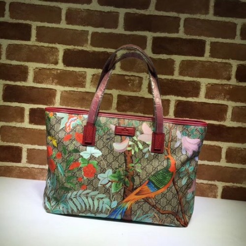 Geantă Gucci GG Imprime Tote Bag 211137 roșie