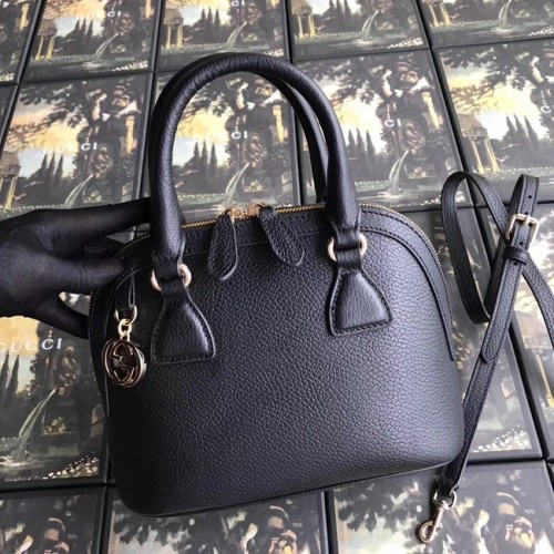 Geantă tote din piele Gucci GG 449661 neagră
