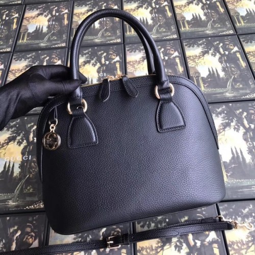 Geantă tote din piele Gucci GG 449662 neagră