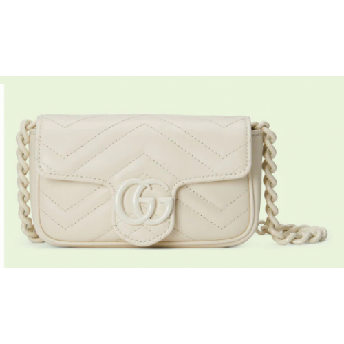 Geantă de mână Gucci GG Marmont 699757 albă