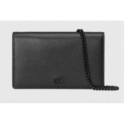 Portofel cu lanț Gucci GG Marmont 497985 negru