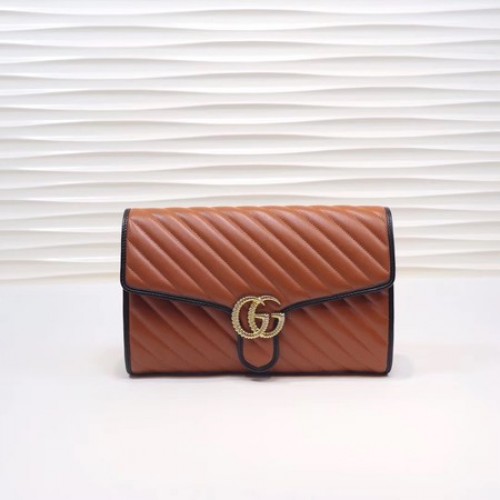 Geantă de mână Gucci GG Marmont 498079 maro