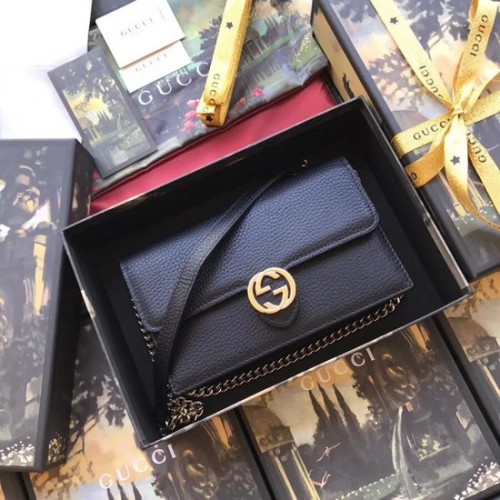 Geantă crossbody Gucci GG Marmont 510314 neagră