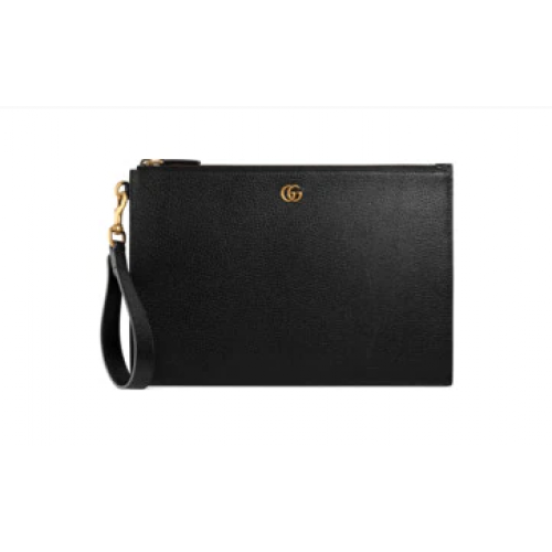 Geantă din piele Gucci GG Marmont 475317 neagră