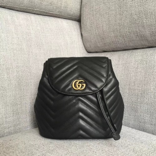 Rucsac Gucci GG Marmont matelasse 528129 Negru