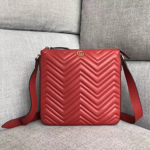 Geantă de mână Gucci GG Marmont 523369 roșie