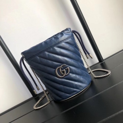 Geantă mică Gucci GG Marmont A575163 Navy