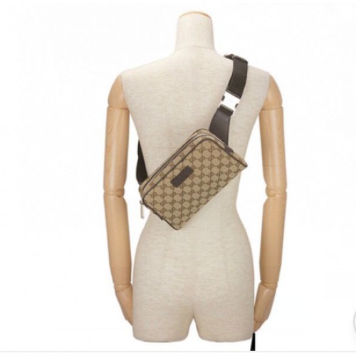 Geantă de mână Gucci GG Original GG din piele 449174 Maro