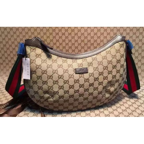 Geantă Gucci GG Plus Medie 181092 Maro