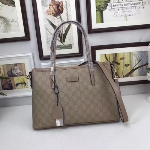 Geantă tote Gucci GG Supreme Canvas 353440 Caisă