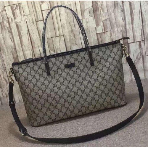 Geantă tote Gucci GG Supreme Canvas 353440 Maro