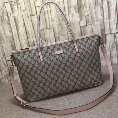 Geantă tote Gucci GG Supreme Canvas 353440 Roz