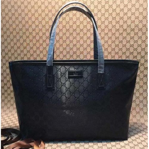 Genți tote Gucci GG Supreme din pânză 211137 Negre