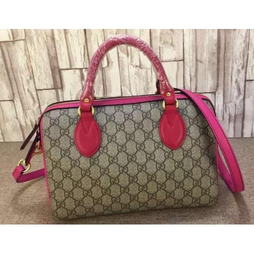Geantă Gucci GG Supreme Top Handle 409529 Roz