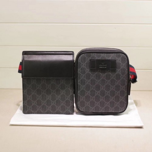 Geantă de mână Gucci GG Supreme 450956 neagră