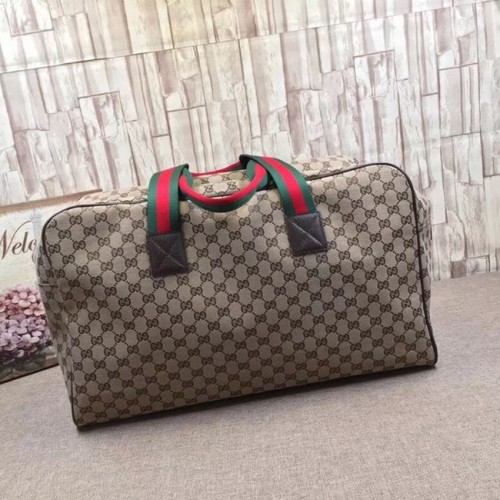 Geantă de voiaj Gucci GG Supreme din pânză 146310 maro