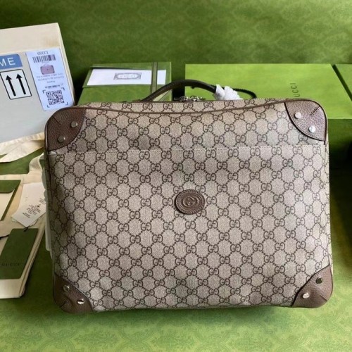 Servietă Gucci GG 658543 maro