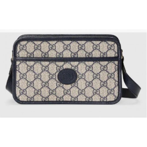 Geantă de umăr Gucci GG 658572 Albastră