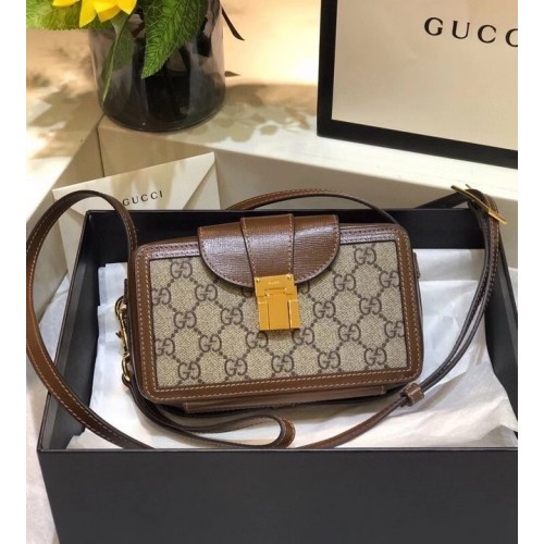 Geantă mică Gucci Horsebit 1955 614368 maro