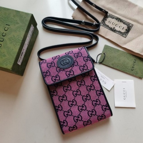 Geantă mică Gucci Horsebit 1955 657582 roz