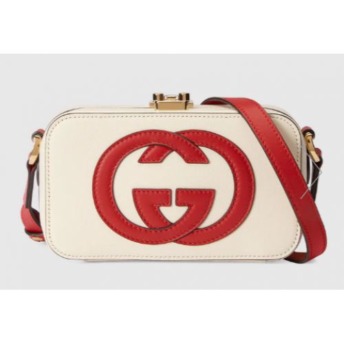 Geantă mini Gucci Interlocking G 658230 albă