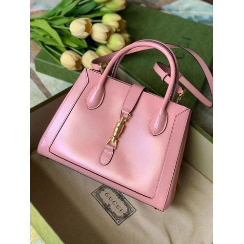Geantă tote medie Gucci Jackie 1961 649016 roz