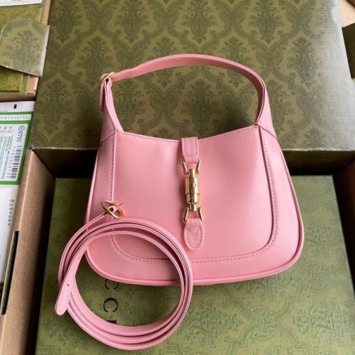 Geantă hobo mini Gucci Jackie 1961 637091 Roz
