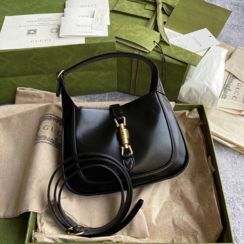Geantă mini hobo Gucci Jackie 1961 637091 neagră