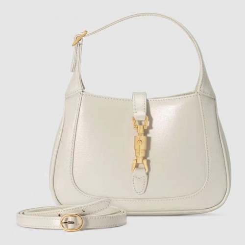 Geantă mini hobo Gucci Jackie 1961 637091 albă