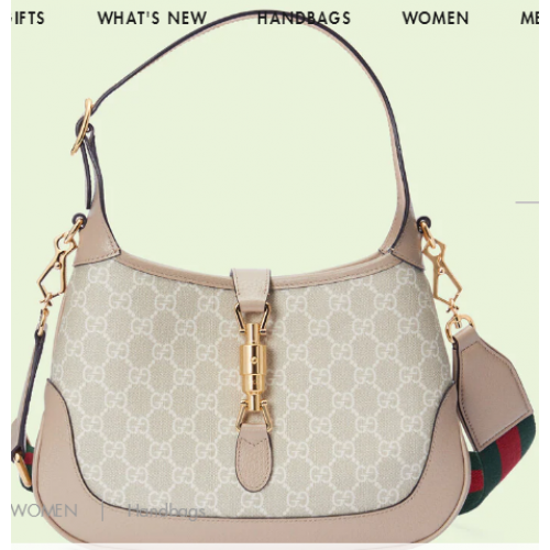 Geantă de umăr Gucci Jackie 1961 mică GG 678843 Bej
