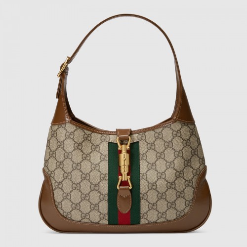 Geantă hobo mică Gucci Jackie 1961 636706 maro