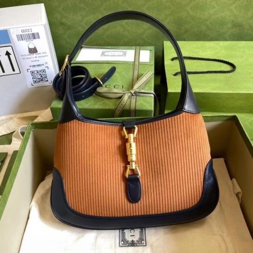 Geantă de umăr mică Gucci Jackie 1961 636706 maro