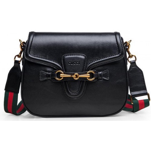 Genți de umăr din piele Gucci Lady Web 383848 Negre
