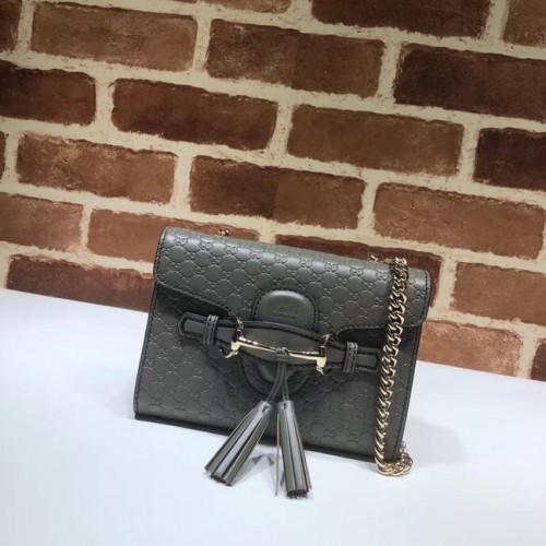 Geantă Gucci Mini din piele 449636 gri