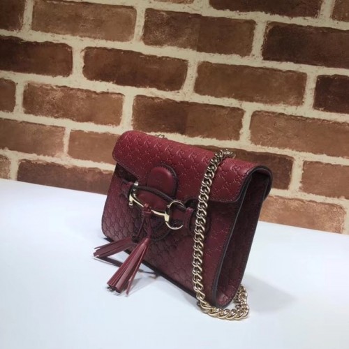 Geantă Gucci Mini din piele 449636 roșie