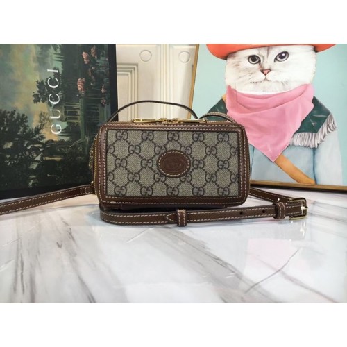 Geantă de umăr Gucci Mini 671674 maro