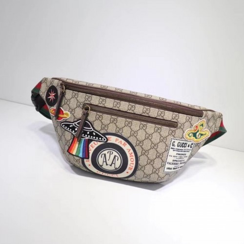 Geantă de mână Gucci Night Courrier soft GG Supreme Original Quality 529711 maro