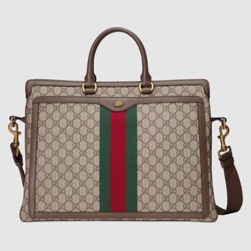 Servietă Gucci Ophidia GG 547970 maro