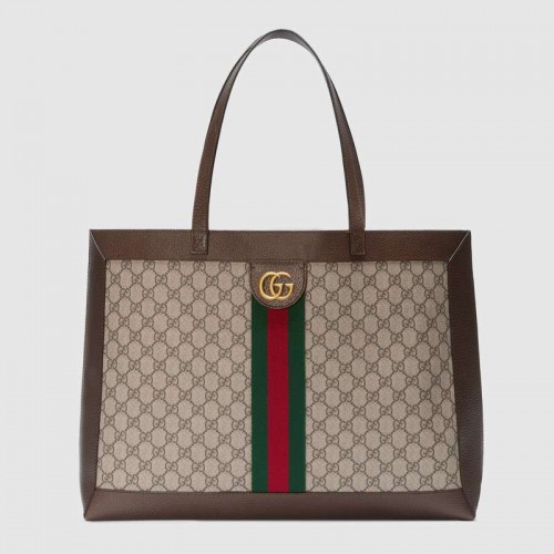Geantă Gucci Ophidia GG cu trei purceluși 547947 maro