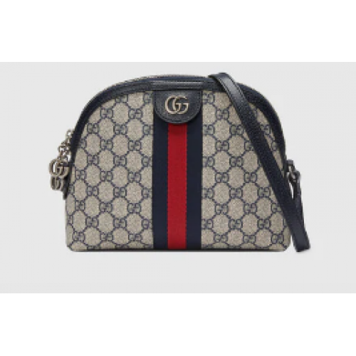 Geantă de umăr mică Gucci Ophidia 499621 albastră