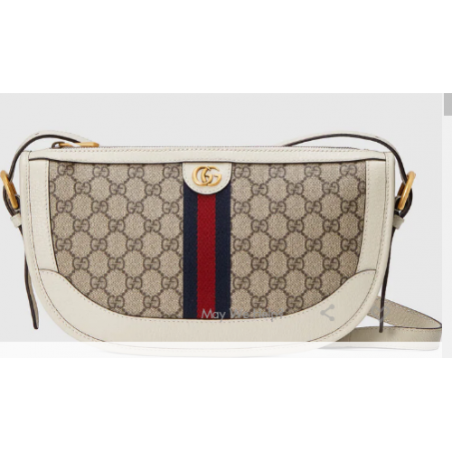 Geantă de umăr mare Gucci Ophidia 674096 albă