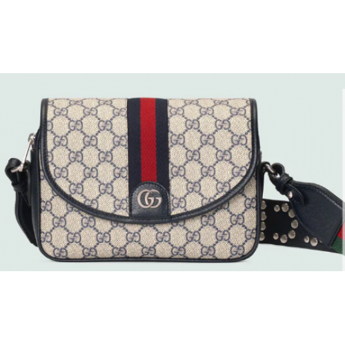 Geantă de umăr Gucci Ophidia mini GG 722117 Albastră
