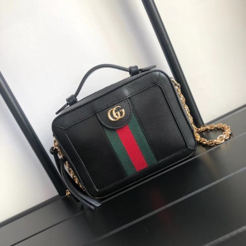Geantă de umăr Gucci Ophidia series GG Mini 602576 neagră