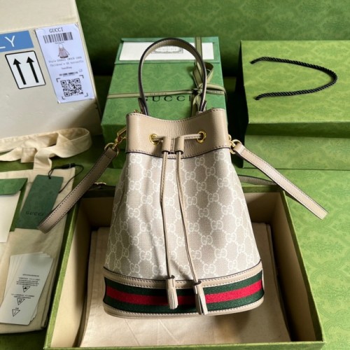 Geantă mică Gucci Ophidia cu model GG 550621 Bej