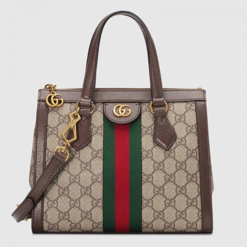 Geantă mică Gucci Ophidia cu GG 547551 maro