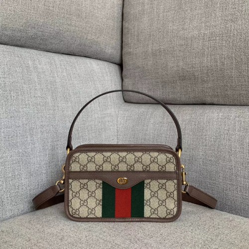 Geantă mică Gucci Ophidia cu GG 598130 maro