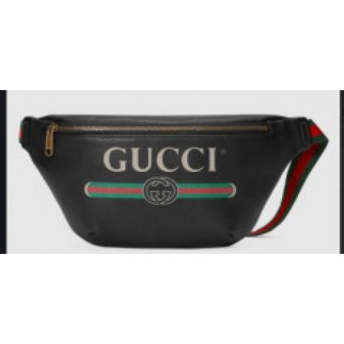 Gucci Geantă de buzunar originală din piele de vițel 493869 Negru