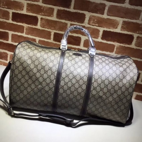 Geantă de călătorie Gucci PVC Keepall Strap 206500 Albastră
